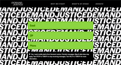Desktop Screenshot of demandjustice.org