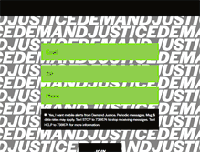 Tablet Screenshot of demandjustice.org